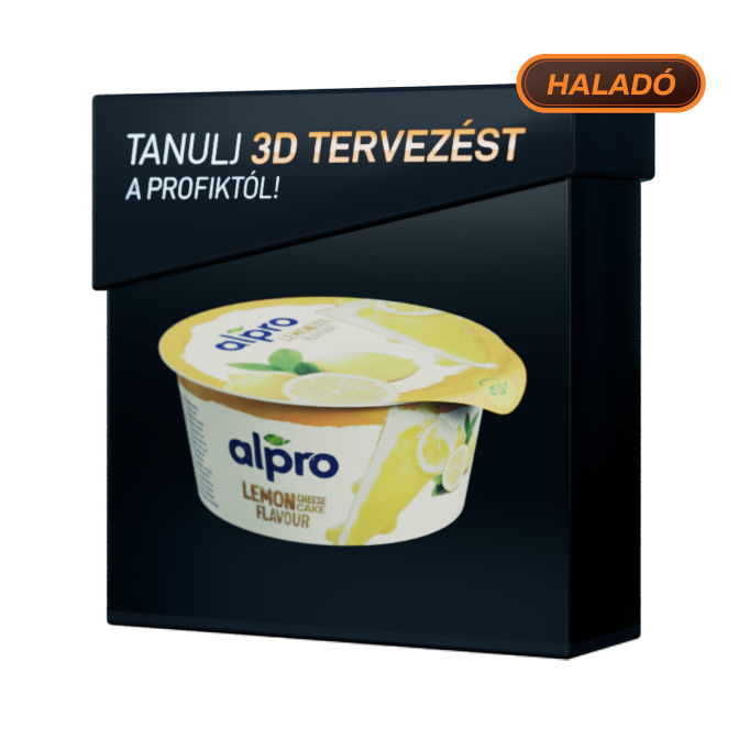 Cinema 4D és az Alpro doboz