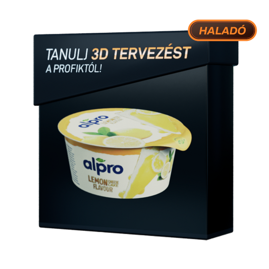 Cinema 4D és az Alpro doboz