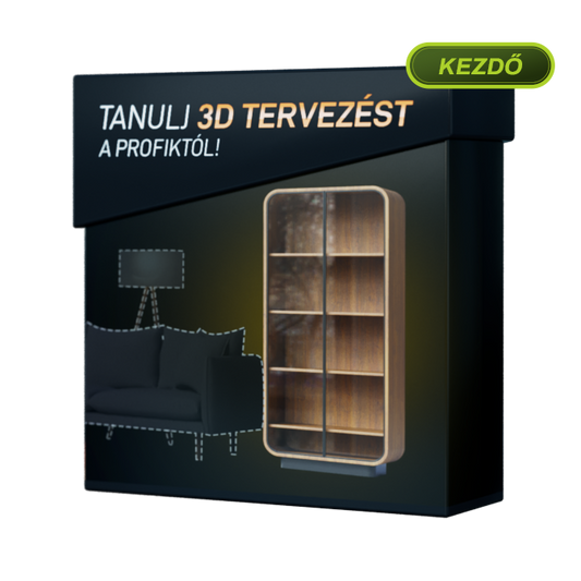 Cinema 4D és a formás vitrin